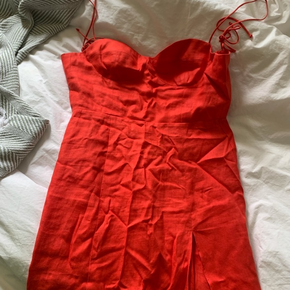 Reformation Nebraska Linen Dress - Picture 4 of 5